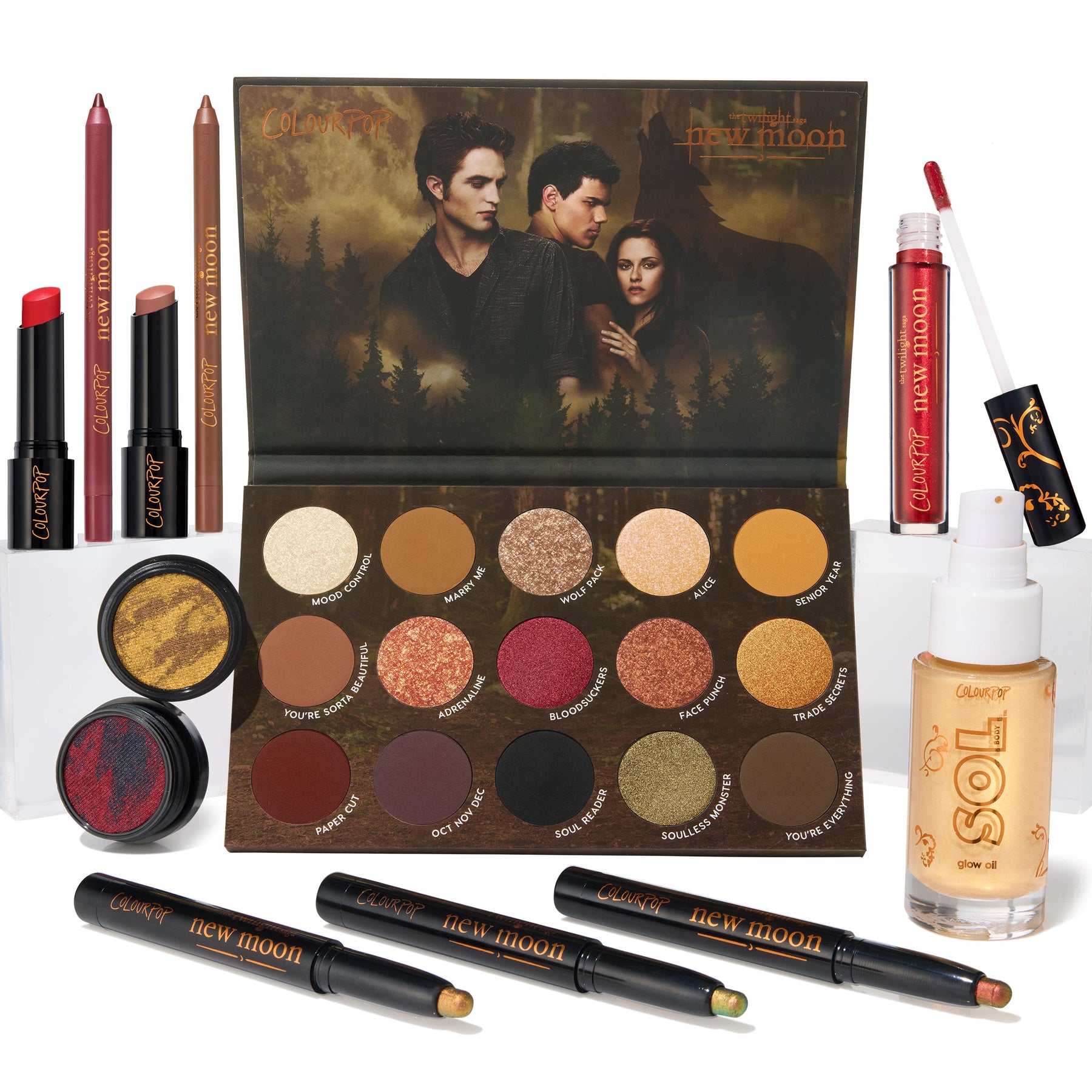 Twilight New Moon x ColourPop Full Collection - Ready Routine