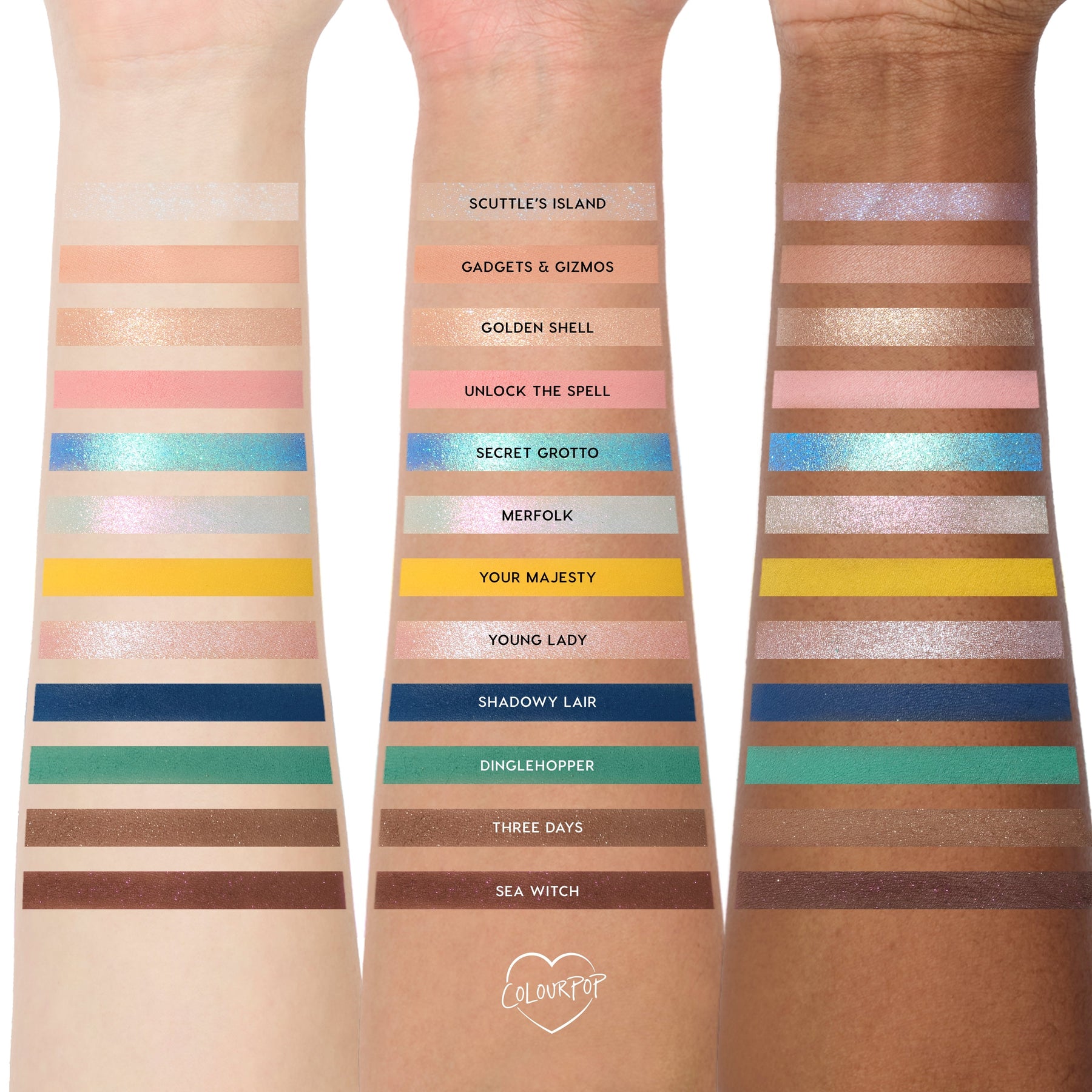 ColourPop and The Little Mermaid - Clean Bundle